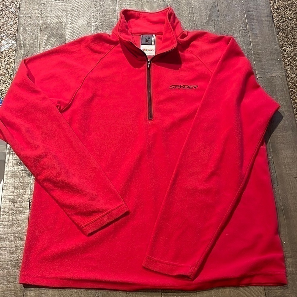 Spyder fleece red M
